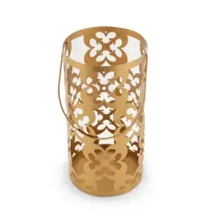 Seven20 Star Wars Gold Stamped Lantern | Rebel Symbol Clusters | 11.5 Inches Tall