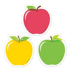 Creative Teaching Press&reg; Apple Time Apples 3" Designer Cut-Outs, 36 Per Pack, 3 Packs