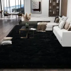 LOVEVOOK 8x10 Feet Area Rugs for Living Room Bedroom, Non-Slip Fluffy Soft Shag Rug, Plush Carpet for Home Dorm Decor Aesthetic