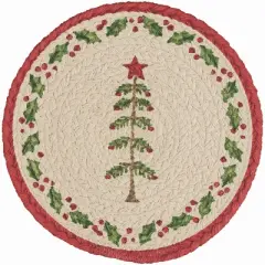 Park Designs Feather Tree Braided Trivet 8" Dia