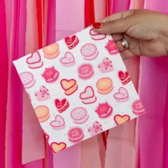 Jollity & Co. - You're The Cherry On Top Print Large Napkins - Pack of 16 Paper Napkins