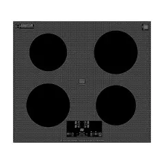 Equator 24" Built-In 4 Burner Induction Cooktop 9 Level POWER BOOST 220V