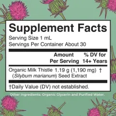 MaryRuth's Milk Thistle Drops, Org, 1 oz
