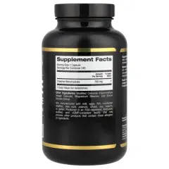 California Gold Nutrition Sport, Creatine, 750 mg, 240 Veggie Capsules