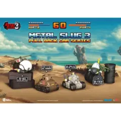 SNK METALl SLUG3 Series Pull back car Set (Mini Egg Attack)