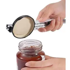 Kitcheniva Adjustable Stainless Steel Jar Opener Easy Grip Handle