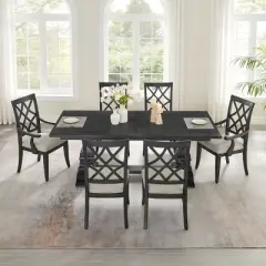 Wooden Dining Chairs set of 2,Retro Kitchen Dining Room Chairs With Curved Back,Upholstered Dining Chairs With Wooden Frame-Maison Boucle