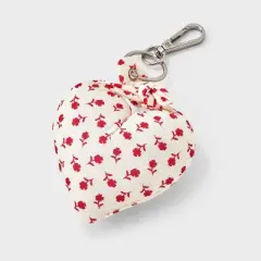 Girls' Heart Shaped Bag Charm - art class&trade; Red