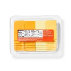 Sharp Cheddar, Colby, Havarti & Domestic Gouda Cheese Slice Party Tray - 28ct/16oz - Good & Gather&trade;
