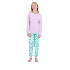Sleep On It Girls 2-Piece Fleece Pajama Set - Follow Your Heart