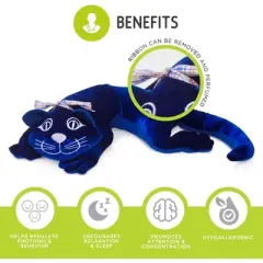 manimo Weighted Cat, Blue, 2.2 lb