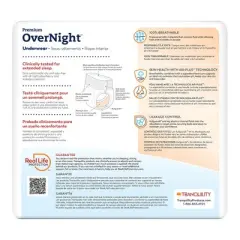 Tranquility Premium OverNight Disposable Underwear Pull On with Tear Away Seams 2X-Large, 2118, 12 Ct