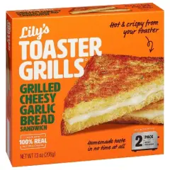 Lily's Toaster Grills Frozen Cheesy Garlic Bread - 7.3oz/2ct