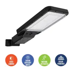 Westinghouse 4000 Lumen Solar Powered Area Light &ndash; 5000K