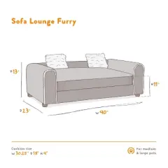 Moots Furry Sofa