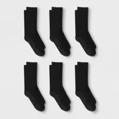 Hanes Premium Men's X-Temp Ultra Cushion Crew Socks 6pk