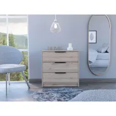 NicBex Dresser for Bedroom,Chest of Drawers with Black Metal Handle Design,Modern Freestanding Dresser,Storage Dressers for Bedroom