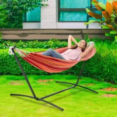 FDW Hammock Stand with Durable Power Coated Finish & Carrying Case, Stand Only