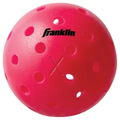 Franklin Sports X-40 PickleBalls - Pink: Polypropylene Shell, 3-Pack, All Ages