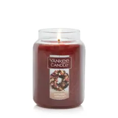 Autumn Wreath 22oz Original Large Jar - Yankee Candle