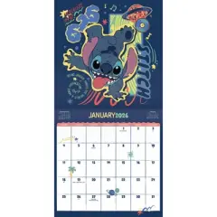Disney 2026 Stitch 12"x12" Wall Calendar
