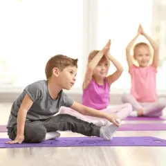 Merrithew Unicorn Under the Sea Kids' Eco Yoga Mat - Lavender (4mm)