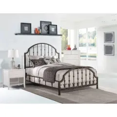 King Westgate Bed Set with Rails Included Black - Hillsdale Furniture