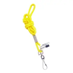 SICURIX Standard Lanyard Hook Rope Style, Yellow, Pack of 24