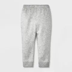 Toddler Girls' 2pk Fleece Jogger Pants - Cat & Jack&trade; Gray/Black