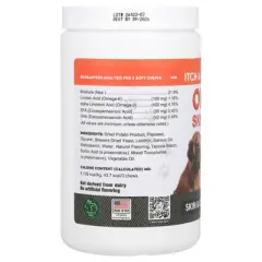 StrellaLab Omega Skin Health with Salmon Oil, For Dogs & Cats, 180 Soft Chews, 18 oz (513 g)