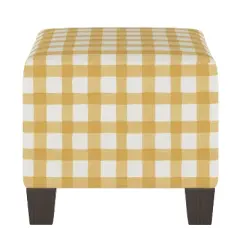 Annie Square Ottoman in Patterns - Skyline Furniture