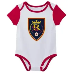 MLS Real Salt Lake Infant 3pk Bodysuit