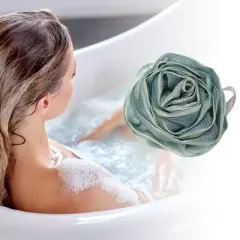 Unique Bargains Bath Shower Loofah Sponge 6.1"x5.12"x1.85" 1 Pc