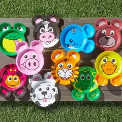 Hefty Disposable Dinnerware Plates - Zoo Pals - 15ct
