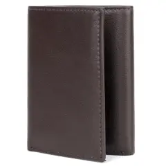 J. Buxton Ridgewood RFID Blocking Three-Fold Leather Wallet