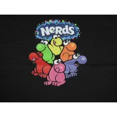 Nerds Candy Nerd Group Boy's Black T-shirt