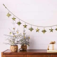 72" Christmas Gold Star Garland - Wondershop&trade;