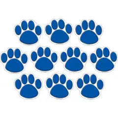 Teacher Created Resources Blue Paw Prints Accents 30 Per Pack 3 Packs (TCR4275-3)