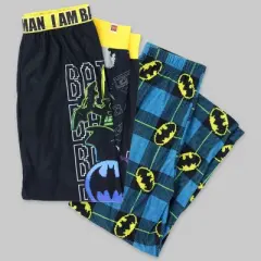 Boys' The LEGO Batman 2pk Pajama Pants - Black/Blue