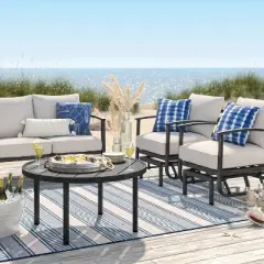 Ryegate Weathered Teak Patio Loveseat - Threshold&trade;