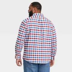Men's Big & Tall Every Wear Long Sleeve Button-Down Shirt - Goodfellow & Co&trade;