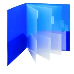 Smead Poly Subject File Folder, 10 Pockets, Letter Size, Assorted Colors (89203)