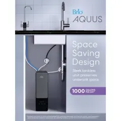 BRIO 1000GPD Tankless RO AQUUS Reverse Osmosis Water Filtration System