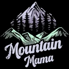 Women's Design By Humans Mountain Mama Camping Adventure Mom By Flowerr Racerback Tank Top
