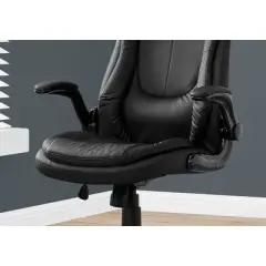 TiramisuBest Black Faux Leather Gaming - style Ergonomic Office Chair, Adjustable Height, 360&iexcl;&atilde; Swivel, Assembly Required
