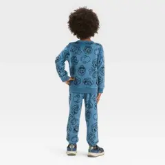 Toddler Boys' Nintendo Super Mario Top and Bottom Set - Blue