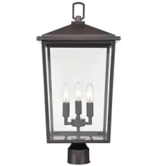 Millennium Lighting Fetterton 3 - Light Lantern in  Powder Coated Bronze