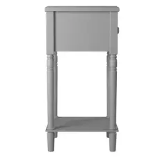 Nova Nightstand with USB Gray - Picket House Furnishings