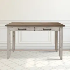 Bear Creek Sofa Table Ivory/Light Brown - Steve Silver Co.