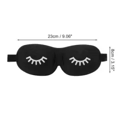 Unique Bargains Eyelash Pattern 3D Eye Mask 1 Pc